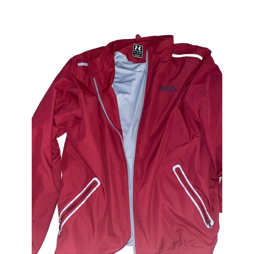 Under Armour All America Football Mens Jacket XL Maroon University Of Pa Rare